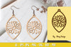 Flower Earring Laser Cut SVG Bundle