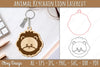 Head Animals Keychain SVG Bundle