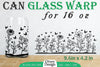 Blooming Wildflowers Can Glass 16 OZ SVG Bundle