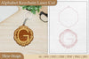 Alphabet Keychain SVG Bundle