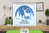 Merry Christmas Deer 3D Shadow Box Papercut SVG Bundle