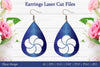 Laser Cut Flower Earrings SVG Bundle