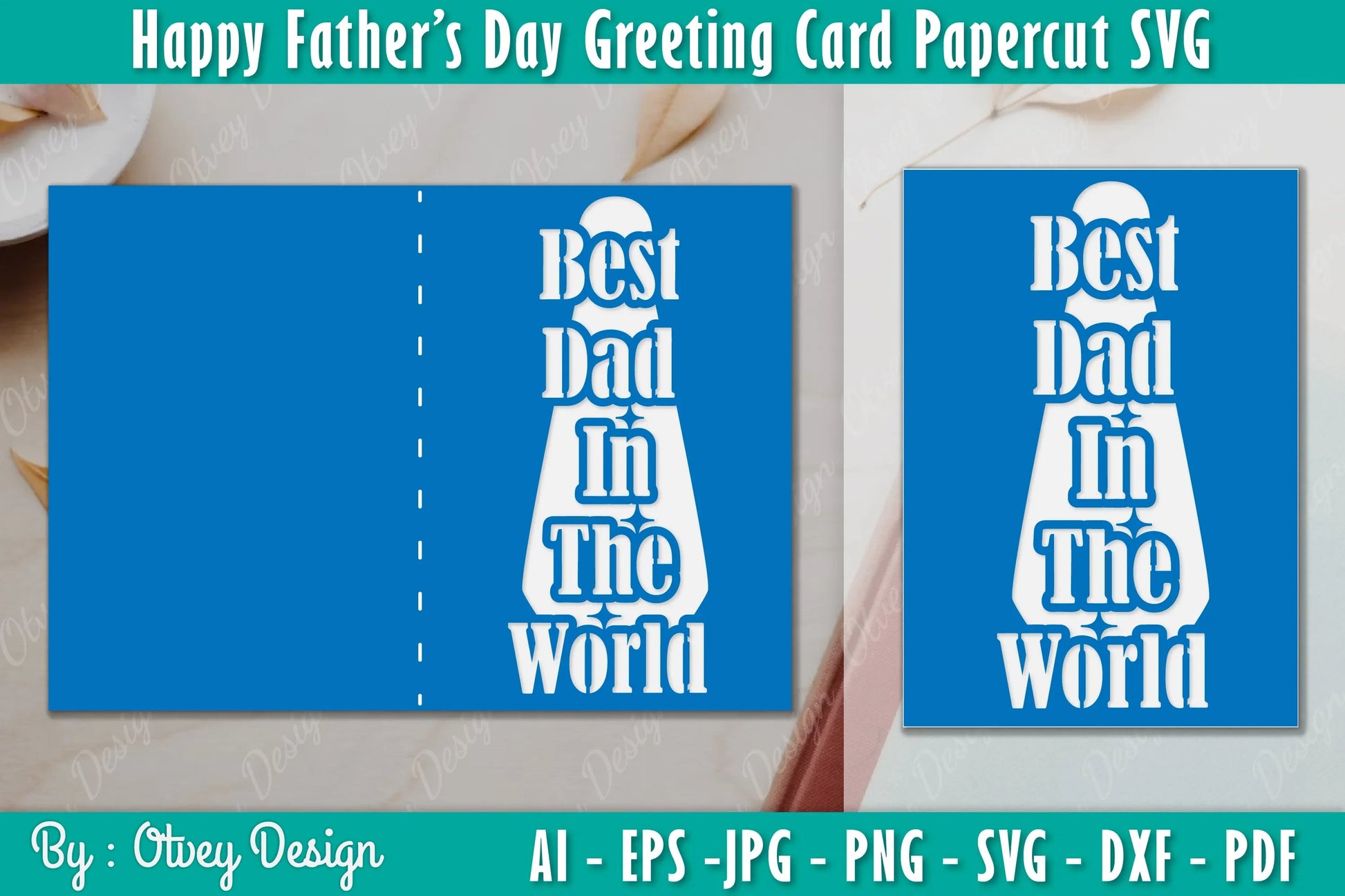 Greeting Happy Father's Day SVG Bundle 6 - CraftNest - Digital Crafting and Art