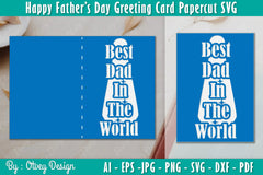 Greeting Happy Father's Day SVG Bundle 6 - CraftNest - Digital Crafting and Art