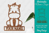 Animal Name Sign SVG Laser Cut Template Door Wall Hanger SVG Bundle