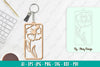 Flower Keychain SVG Bundle