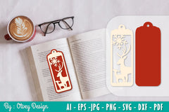 Deer Bookmark SVG Bundle 8 - CraftNest - Digital Crafting and Art