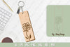 Flower Keychain Laser Cut SVG Bundle