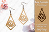 Sea Animals Earrings Laser Cut SVG Bundle