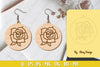 Flower Earring Laser Cut SVG Bundle