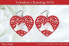 Valentine Earrings SVG Bundle