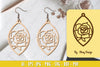 Flower Earring Laser Cut SVG Bundle