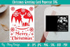 Christmas Greeting Card SVG Template Bundle
