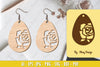 Flower Earring Laser Cut SVG Bundle