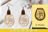 Flower Earring Laser Cut SVG Bundle