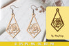 Flower Earring Laser Cut SVG Bundle