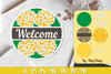 Marigold Flower Welcome Sign Layered Lasercut SVG Bundle