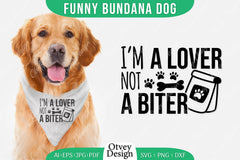 Funny Dog Bandana SVG Bundle 18 - CraftNest - Digital Crafting and Art