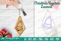 Christmas Keychain Lasercut SVG Bundle 48 - CraftNest - Digital Crafting and Art