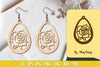 Flower Earring Laser Cut SVG Bundle