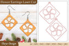 Earrings Lasercut Flower SVG Bundle