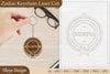 Zodiac Keychain SVG Bundle Collection