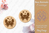 Sea Animals Earrings Laser Cut SVG Bundle
