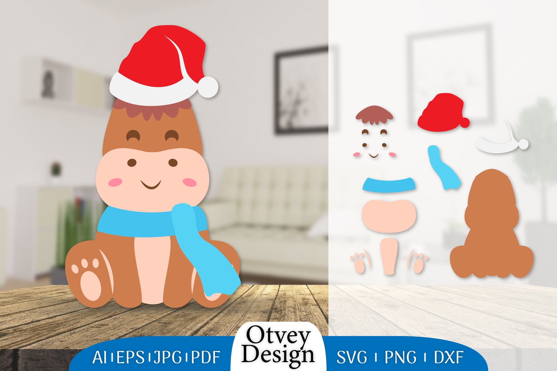 Animals Christmas SVG Bundle 13 - CraftNest - Digital Crafting and Art