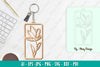 Flower Keychain SVG Bundle