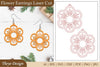 Earrings Lasercut Flower SVG Bundle