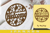 Buttercup Flower Welcome Sign SVG Bundle