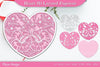 Heart D Layered Papercut SVG Bundle