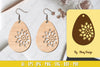 Flower Earring Laser Cut SVG Bundle