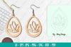 Flower Earring SVG Bundle