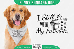 Funny Dog Bandana SVG Bundle 19 - CraftNest - Digital Crafting and Art