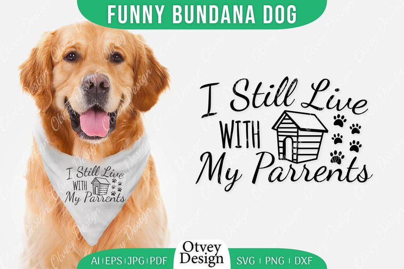 Funny Dog Bandana SVG Bundle 19 - CraftNest - Digital Crafting and Art