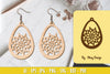 Flower Earring Laser Cut SVG Bundle