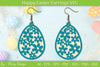 Easter Bunny Earring SVG Layered Bundle