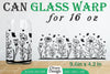 Blooming Wildflowers Can Glass 16 OZ SVG Bundle