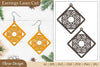 Earrings Mandala Lasercut SVG Bundle