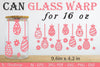 Happy Easter Day 16oz Can Glass Wrap SVG Bundle
