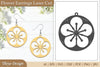 Earrings Lasercut Flower SVG Bundle
