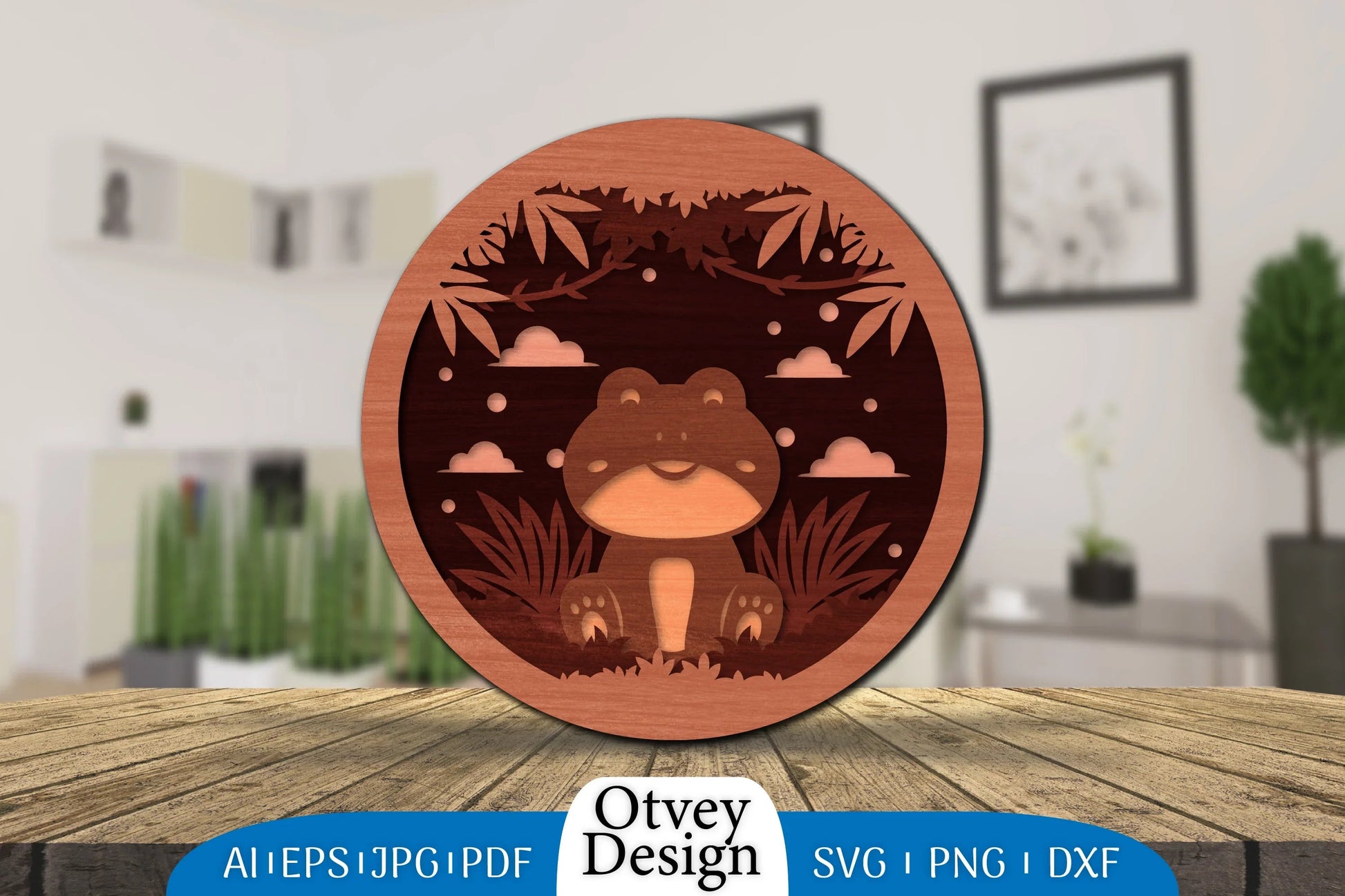 Animals 3D Layered Lasercut SVG Bundle 8 - CraftNest - Digital Crafting and Art
