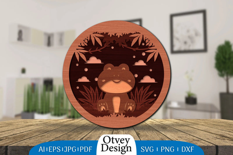Animals 3D Layered Lasercut SVG Bundle 8 - CraftNest - Digital Crafting and Art