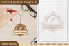 Zodiac Keychain SVG Bundle