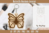Butterfly Keychain Lasercut SVG Bundle