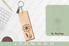 Flower Keychain Laser Cut SVG Bundle