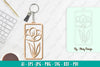 Flower Keychain SVG Bundle