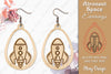 Astronaut Space Keychain Earring SVG Bundle
