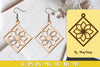 Flower Earring Laser Cut SVG Bundle
